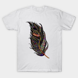 Coloful Feather T-Shirt